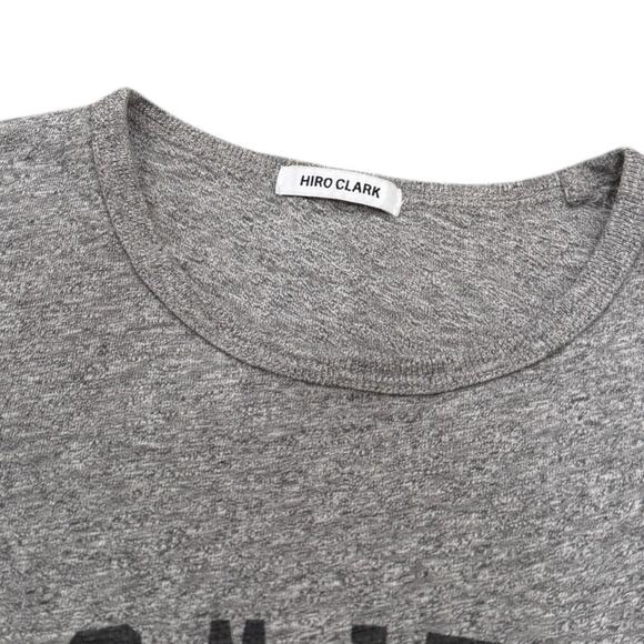 Hiro Clark Hollywood Graphic Slub Cotton Tee In Gray - Picture 2 of 6